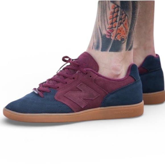 New Balance Other - New Balance EPIC TR BLUEBERRY Suede Sneakers Mens Size 11.5 Maroon & Navy